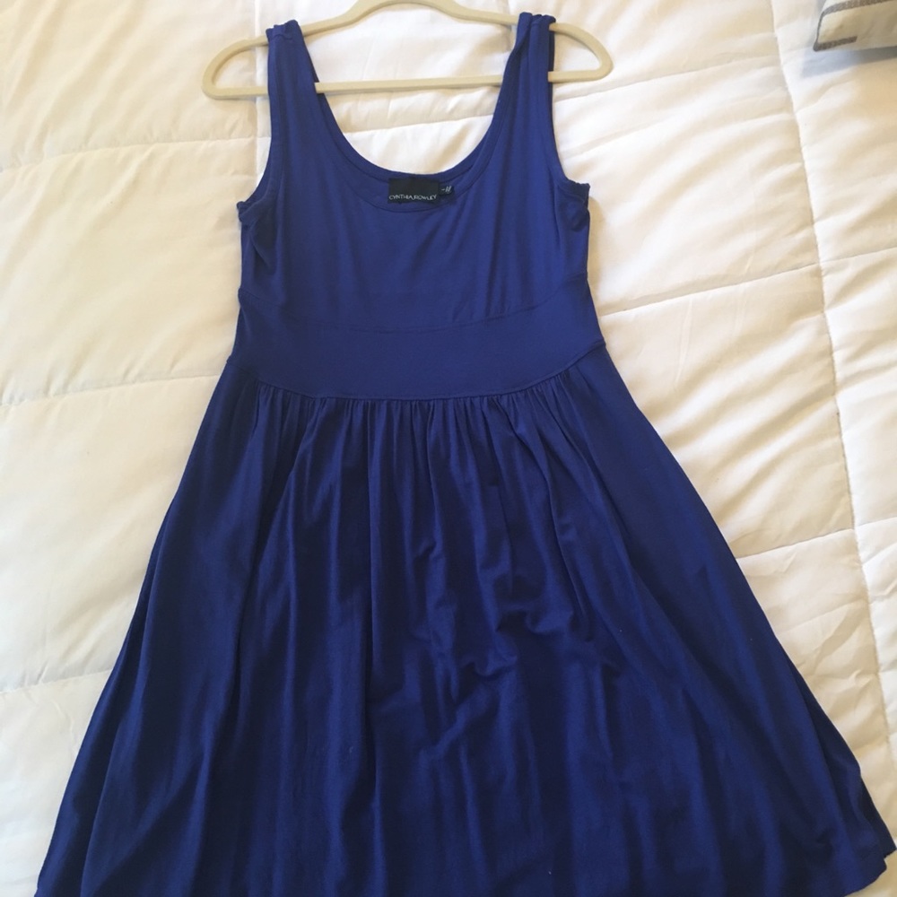 Cynthia Rowley American blue tank dress